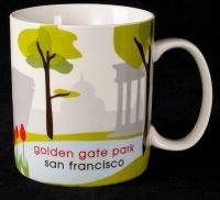 Starbucks San Francisco Golden Gate Park Series 18oz Coffee Mug 2007